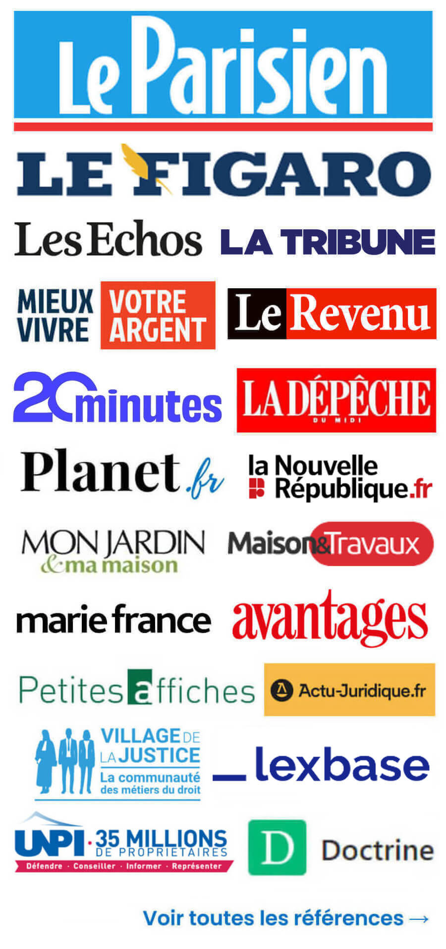 Présence de Fiscaloo et de son auteur dans la presse et les médias spécialisés – interviews, contributions et citations (Le Parisien, Le Figaro, Les Échos, Village de la Justice, Doctrine, etc.)