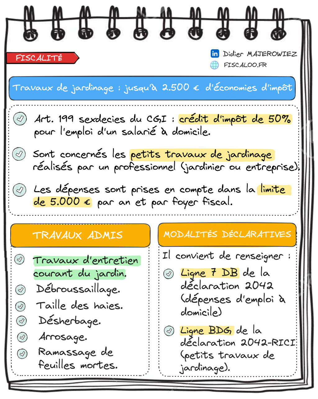 Crédit d'impôt jardinage